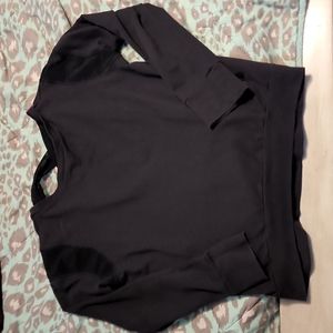 Black north face sweater